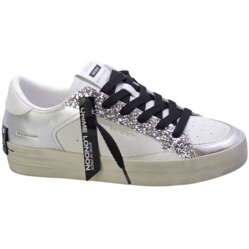 Schoenen Dames Lage sneakers Crime London Sneakers Donna Bianco/Argento 26102pp5 Wit