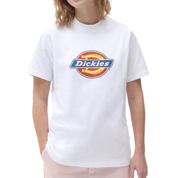 Textiel Dames T-shirts korte mouwen Dickies  Wit