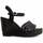 Schoenen Dames Sandalen / Open schoenen Leindia 88158 Zwart