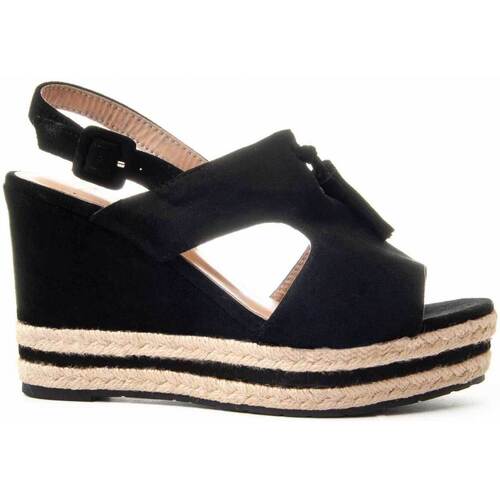 Schoenen Dames Sandalen / Open schoenen Leindia 88171 Zwart