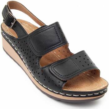 Schoenen Dames Sandalen / Open schoenen Leindia 89073 Zwart