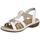 Schoenen Dames Sandalen / Open schoenen Rieker 65918 Wit
