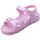 Schoenen Meisjes Sandalen / Open schoenen Birkenstock Sandalo Bambina Rosa/Fondant Pink Rio kids eva Roze