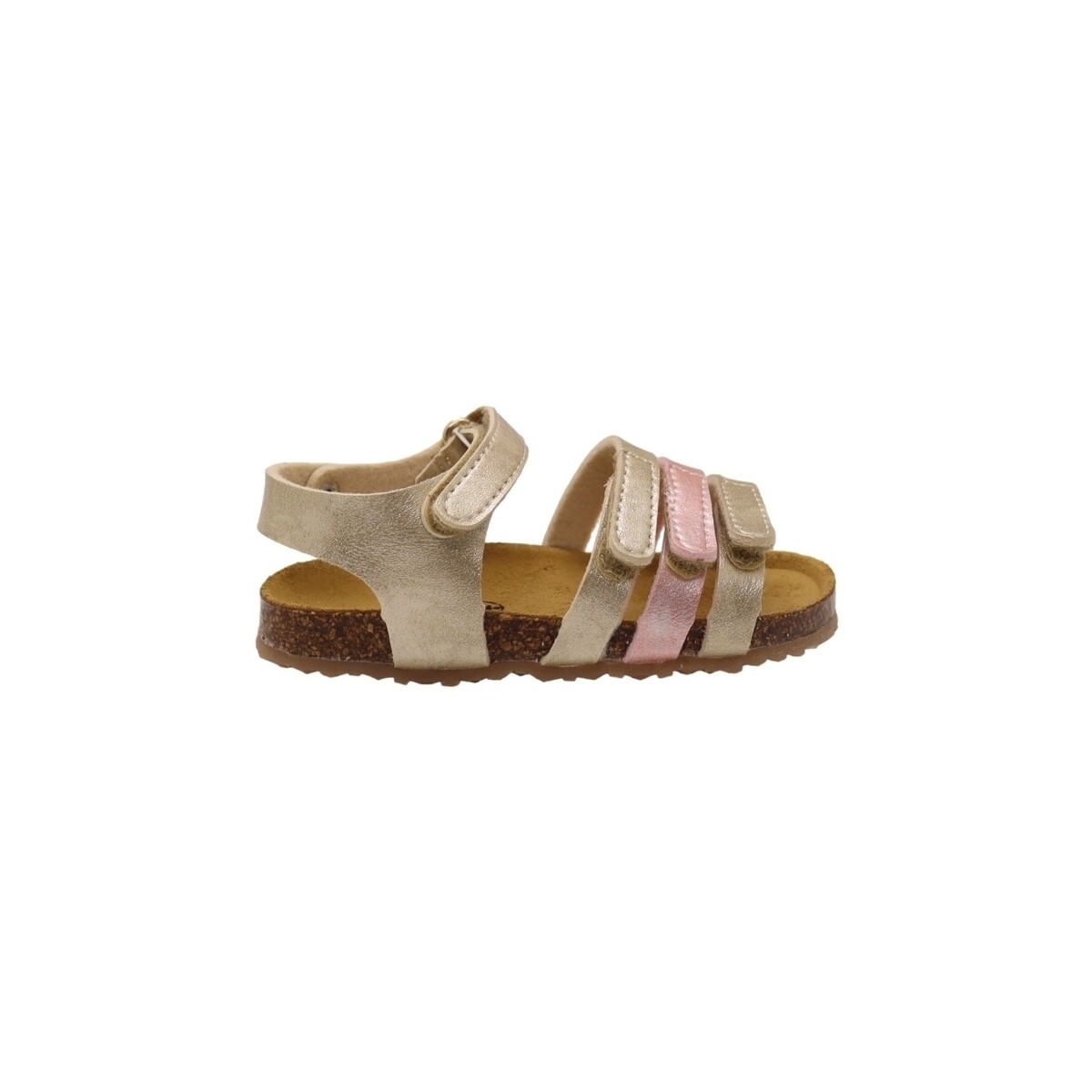 Schoenen Kinderen Sandalen / Open schoenen Plakton Pastel Baby Sandals - Oro Rose Goud
