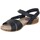 Schoenen Dames Sandalen / Open schoenen Interbios BASKETS  4487 Zwart