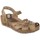Schoenen Dames Sandalen / Open schoenen Interbios BASKETS  5391 Groen