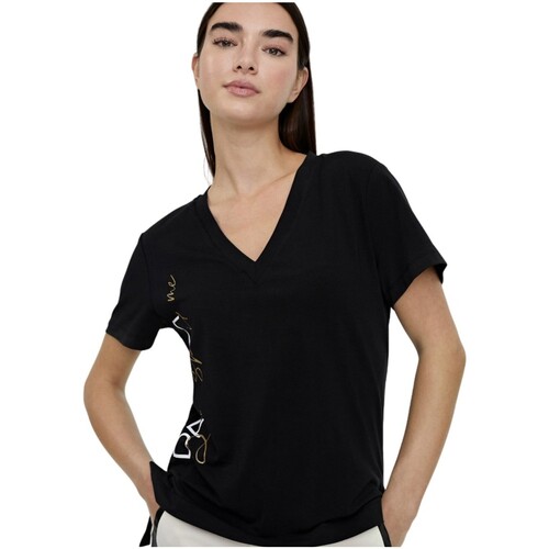 Textiel Dames T-shirts & Polo’s Lola Casademunt LS2415029 Zwart