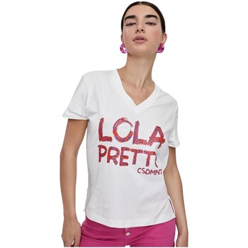Textiel Dames T-shirts & Polo’s Lola Casademunt LS2415037 Wit