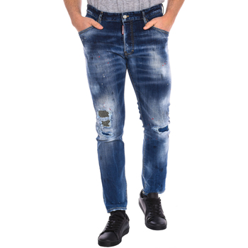 Textiel Heren Broeken / Pantalons Dsquared S74LB0993-S30708-470 Blauw