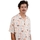 Textiel Heren Overhemden lange mouwen Brava Fabrics Buffet Aloha Shirt - Sand Wit