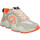 Schoenen Dames Sneakers No Name Krazee Runner Suede Knit Femme Sable Dove Orange Multicolour