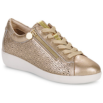 Schoenen Dames Lage sneakers Stonefly PASEO IV 29 LAMINATED LTH Goud
