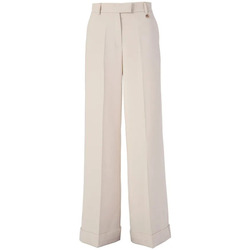 Textiel Dames Broeken / Pantalons Fracomina FR24SV3002W42901 Blanc