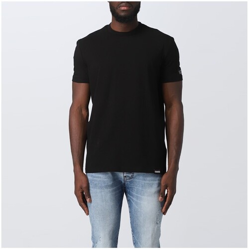 Textiel Heren T-shirts & Polo’s Dsquared  Zwart