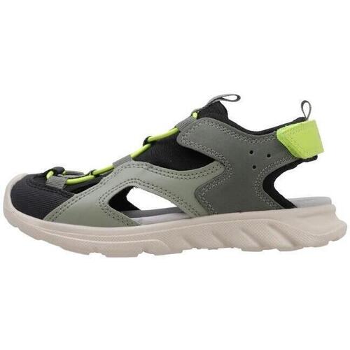 Schoenen Jongens Sandalen / Open schoenen Geox J SANDAL AIRADYUM BO Groen