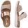 Schoenen Dames Leren slippers Remonte R6858 Beige