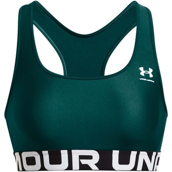 Textiel Dames Sport BHs Under Armour Ua Hg Authentics Mid Branded Groen
