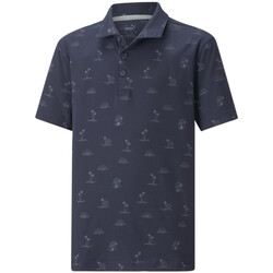 Textiel Jongens T-shirts & Polo’s Puma  Blauw
