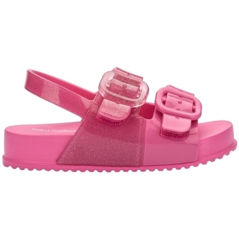 Schoenen Kinderen Sandalen / Open schoenen Melissa MINI  Baby Cozy Sandal - Glitter Pink Roze