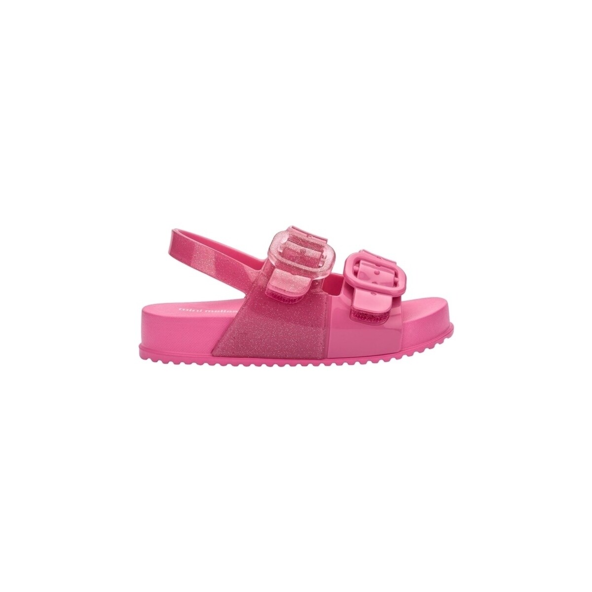 Schoenen Kinderen Sandalen / Open schoenen Melissa MINI  Baby Cozy Sandal - Glitter Pink Roze