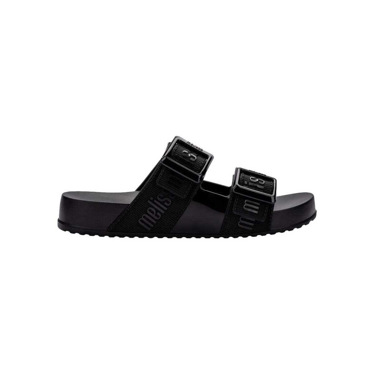 Schoenen Dames Sandalen / Open schoenen Melissa Cozy Slide Love - Black Zwart
