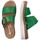 Schoenen Dames Leren slippers Remonte D0Q51 Groen