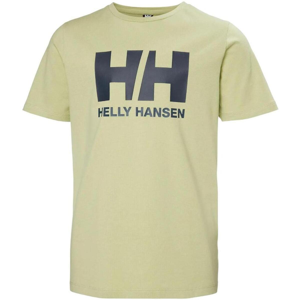Textiel Jongens T-shirts korte mouwen Helly Hansen  Groen