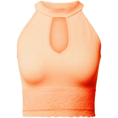 Textiel Dames T-shirts & Polo’s Guess W4GZ24 Z2ZN0 Orange