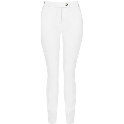 Textiel Dames Broeken / Pantalons Rinascimento CFC0117745003 Blanc