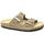 Schoenen Dames Leren slippers Grunland GRU-CCC-CB2631-TO Brown