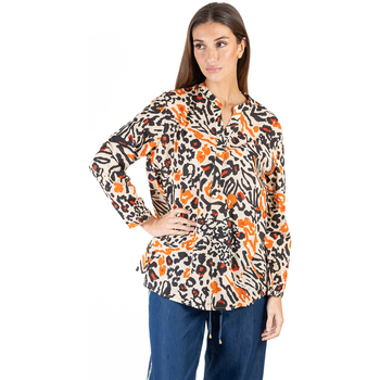 Textiel Dames Tops / Blousjes Isla Bonita By Sigris Blouse Orange
