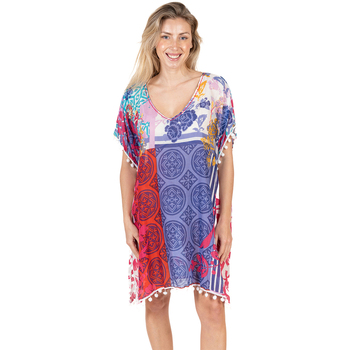 Textiel Dames Pareo Isla Bonita By Sigris Poncho Multicolour