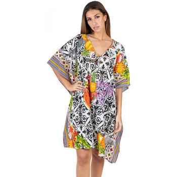 Textiel Dames Jurken Isla Bonita By Sigris Kaftan Multicolour