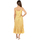 Textiel Dames Lange jurken Isla Bonita By Sigris Lange Midi -Jurk Geel
