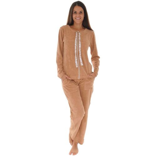 Textiel Dames Pyjama's / nachthemden Pilus ELINE Brown