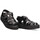 Schoenen Dames Sandalen / Open schoenen Luna Collection 74463 Zwart