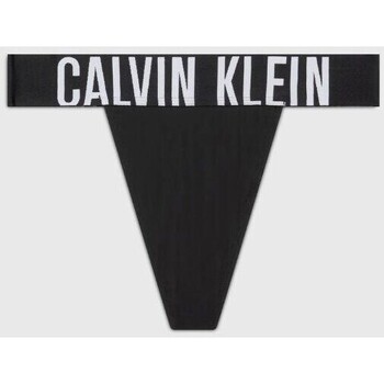Ondergoed Dames Slips Calvin Klein Jeans 000QF7638EUB1 THONG Zwart