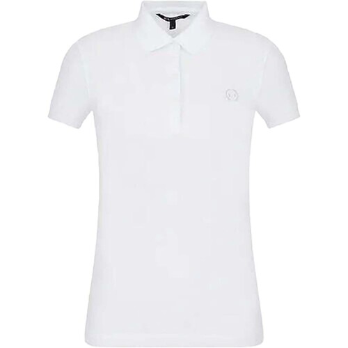 Textiel Dames T-shirts & Polo’s EAX Polo Shirt Wit