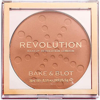 schoonheid Dames Blush & poeder Makeup Revolution Bak- en afwerkingspoeder Bake & Blot - Peach Orange