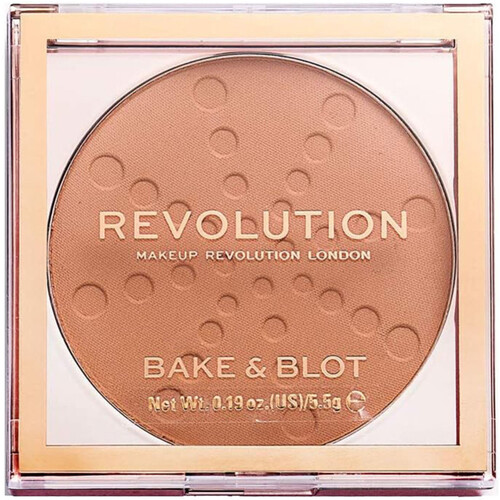 schoonheid Dames Blush & poeder Makeup Revolution Bak- en afwerkingspoeder Bake & Blot - Peach Orange