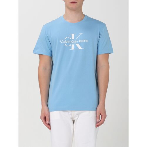 Textiel Heren T-shirts & Polo’s Calvin Klein Jeans J30J325190 CEZ Blauw