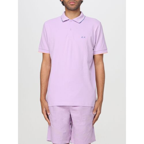 Textiel Heren T-shirts & Polo’s Sun68 A34113 24 Violet