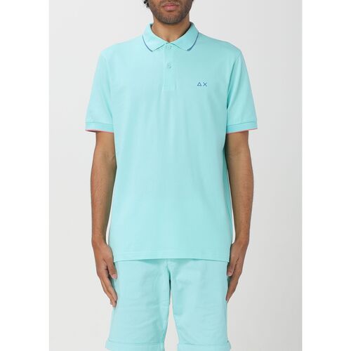 Textiel Heren T-shirts & Polo’s Sun68 A34113 94 Blauw