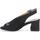 Schoenen Dames Sandalen / Open schoenen Melluso N647-235285 Zwart