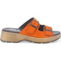 Schoenen Dames Leren slippers Melluso R6020W-240209 Orange