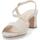 Schoenen Dames Sandalen / Open schoenen Melluso S211-233511 Beige