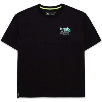 Textiel Heren T-shirts korte mouwen Munich T-shirt oversize awesome Zwart