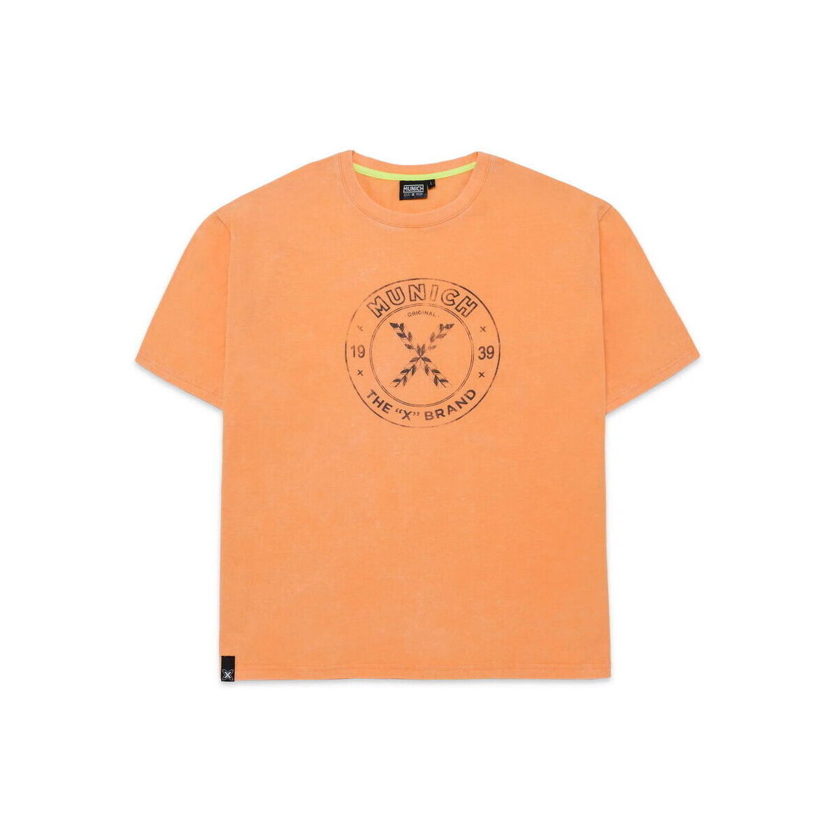 Textiel Heren T-shirts korte mouwen Munich T-shirt vintage Orange
