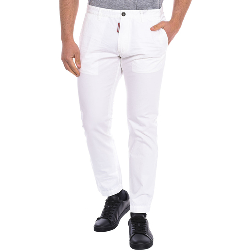 Textiel Heren Chino's Dsquared S74KB0644-S41794-100 Wit