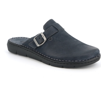 Schoenen Heren Leren slippers Grunland DSG-CI2514 Blauw
